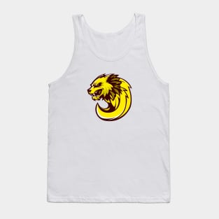 tiger yellow mascot Tank Top